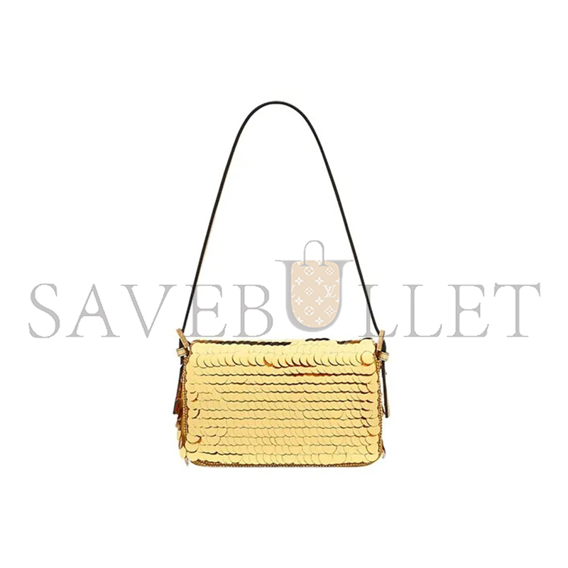 F**di mini sequin baguette shoulder bag 8bs049aislf0mvw (19*11*6cm)